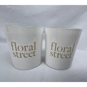 FLORAL STREET Covent Garden Tuberose Scented Candles SET of 2 Vegan Discontinued